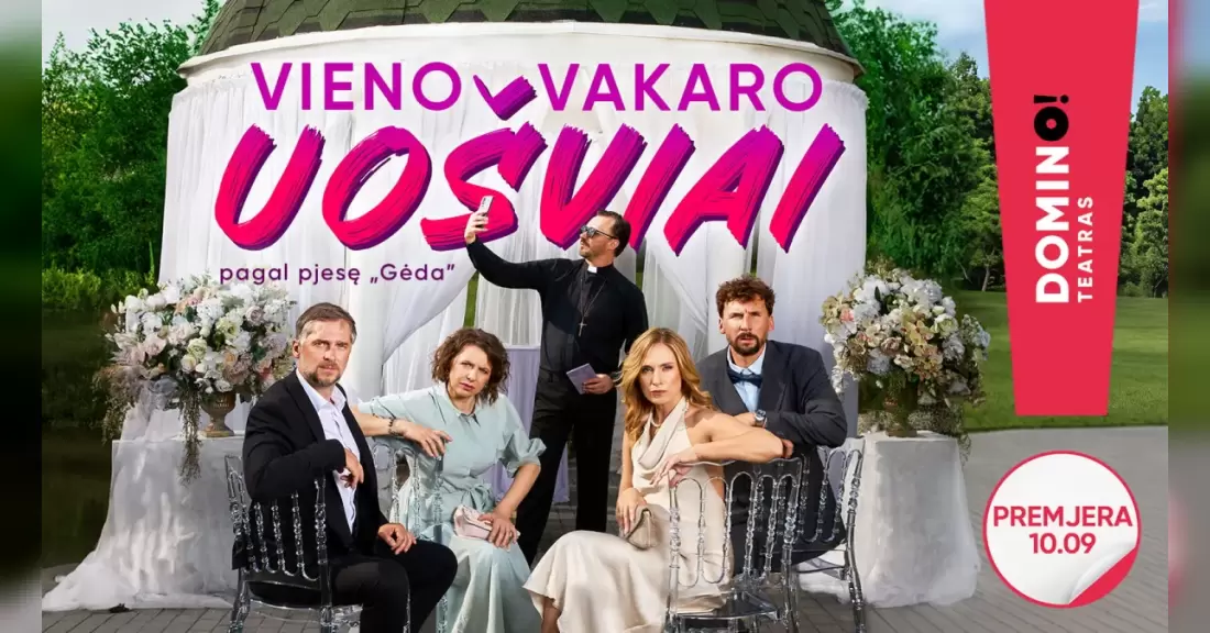 DOMINO teatras | premjera VIENO VAKARO UOŠVIAI
