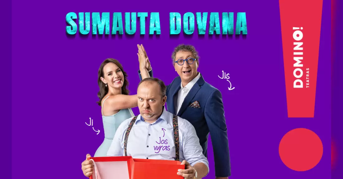 DOMINO teatras | komedija SUMAUTA DOVANA