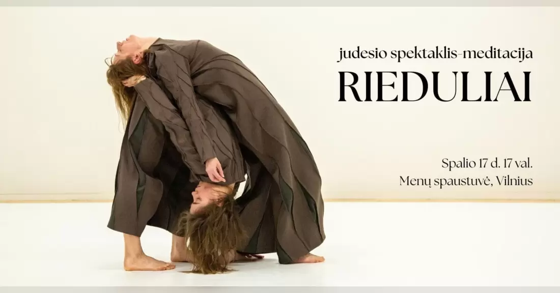 Judesio spektaklis-meditacija "Rieduliai"