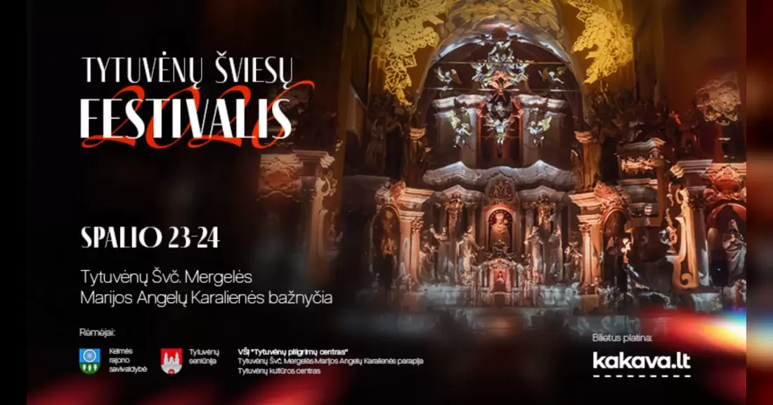 Tytuvėnų šviesų festivalis 2026 | Monika Marija