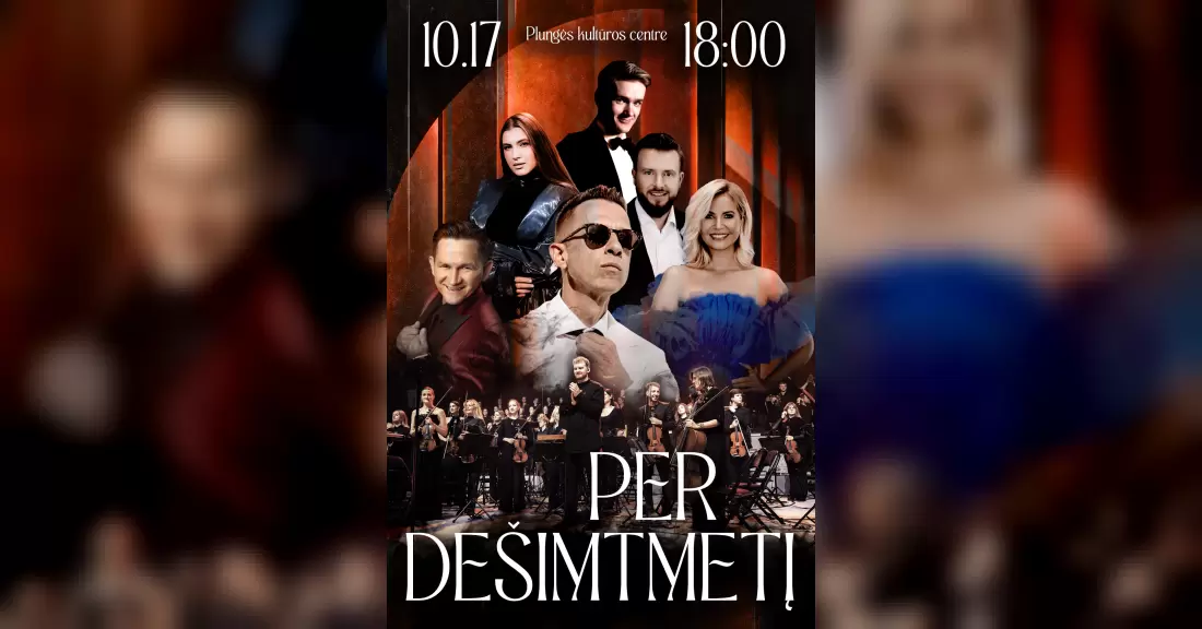 „PER DEŠIMTMETĮ“ – Plungės kultūros centro simfoninio orkestro jubiliejinis koncertas!