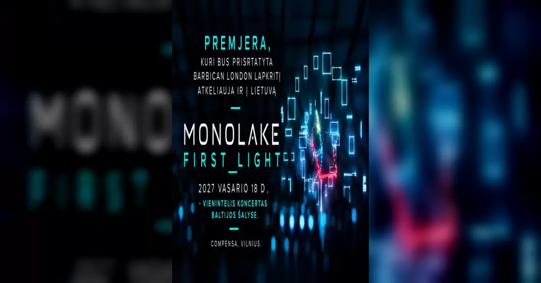Robert Henke {MONOLAKE, DE} "FIRST LIGHT" | Compensa, Vilnius