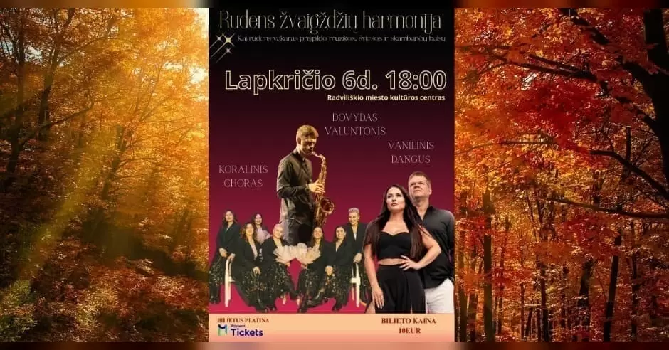 Rudens žvaigždžių harmonija