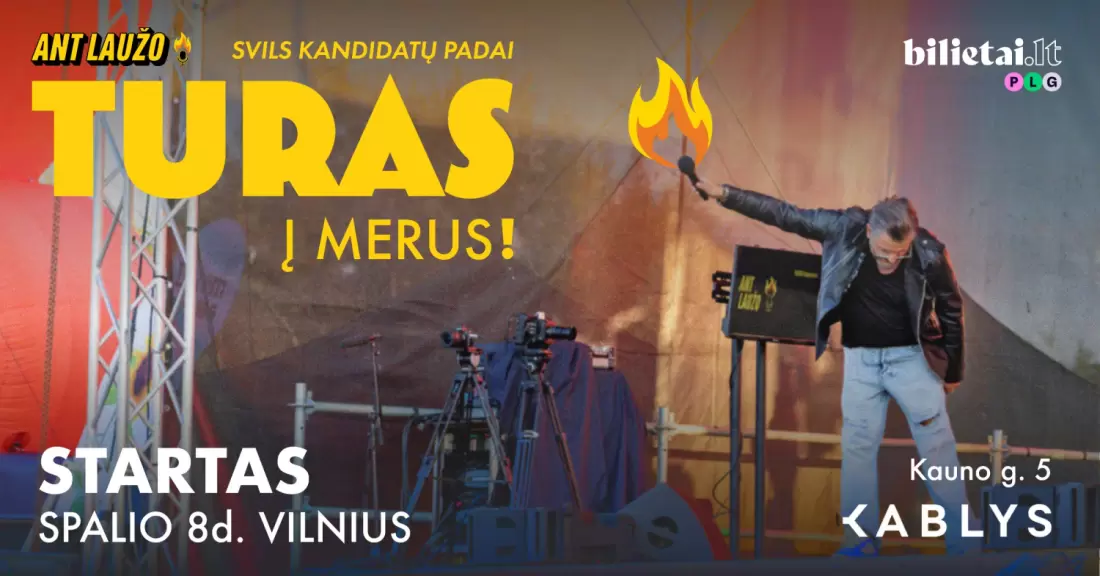 ANT LAUŽO TURAS: Į MERUS | Vilnius