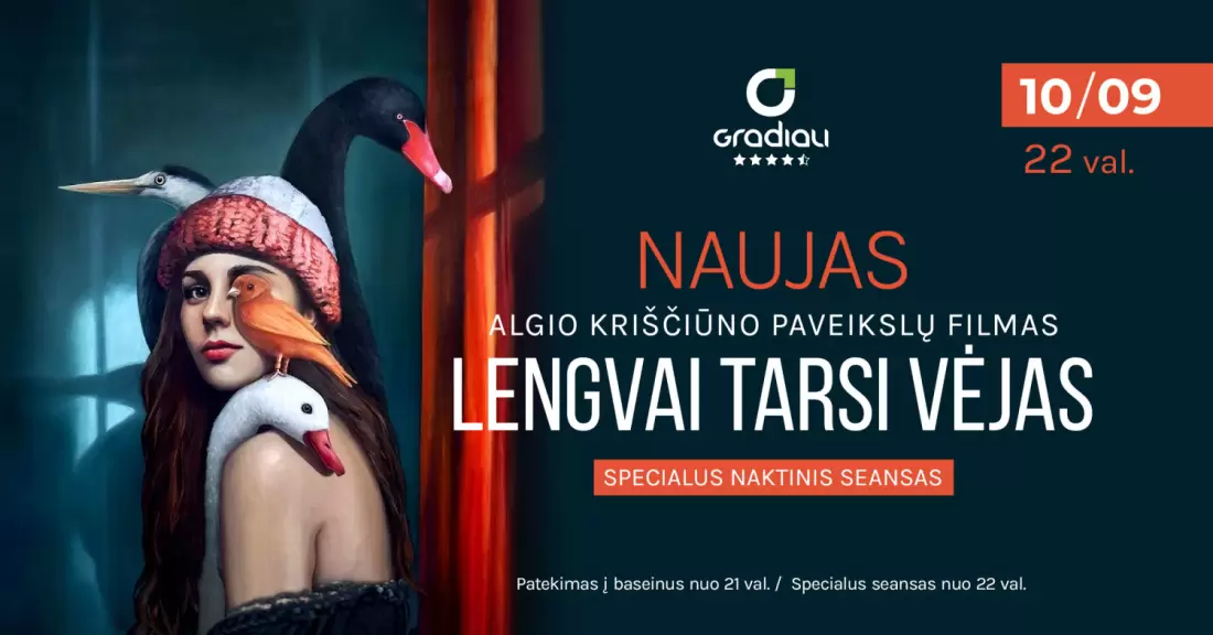 LENGVAI TARSI VĖJAS - Algio Kriščiūno paveikslų filmas