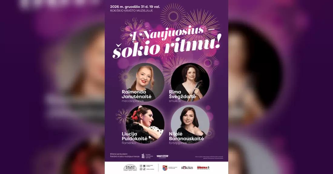 Koncertas Į NAUJUOSIUS - ŠOKIO RITMU!