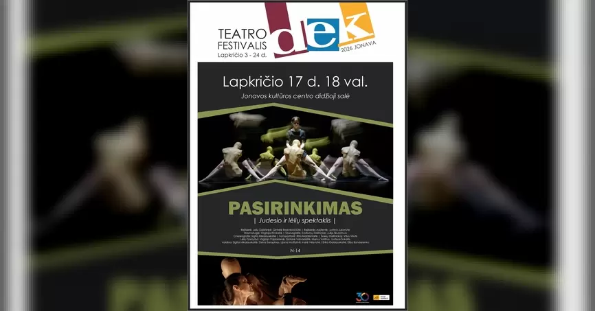 Judesio ir lėlių spektaklis "PASIRINKIMAS" | N-14