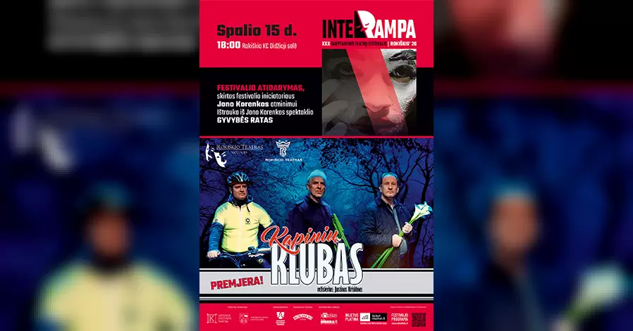 Spektaklis KAPINIŲ KLUBAS (premjera) | INTERRAMPA