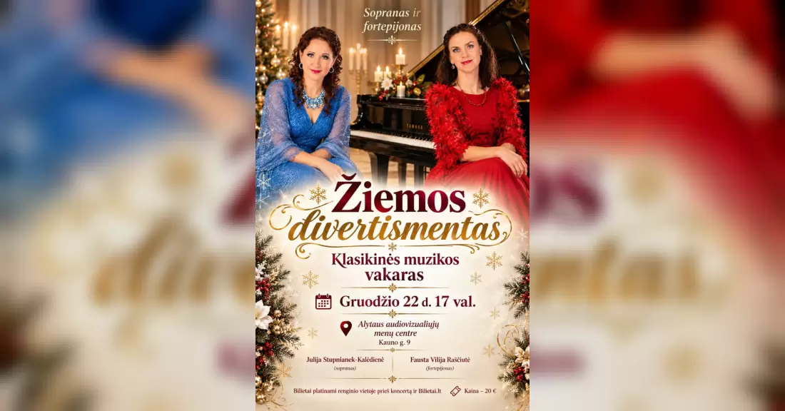 Žiemos divertismentas | Klasikinės muzikos vakaras