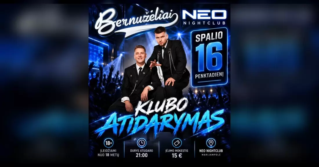 NEO naktinio klubo atidarymas