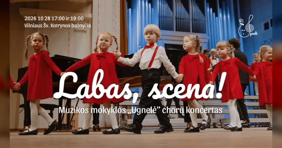Labas, scena! Jaunučių ir pagrindinis choras