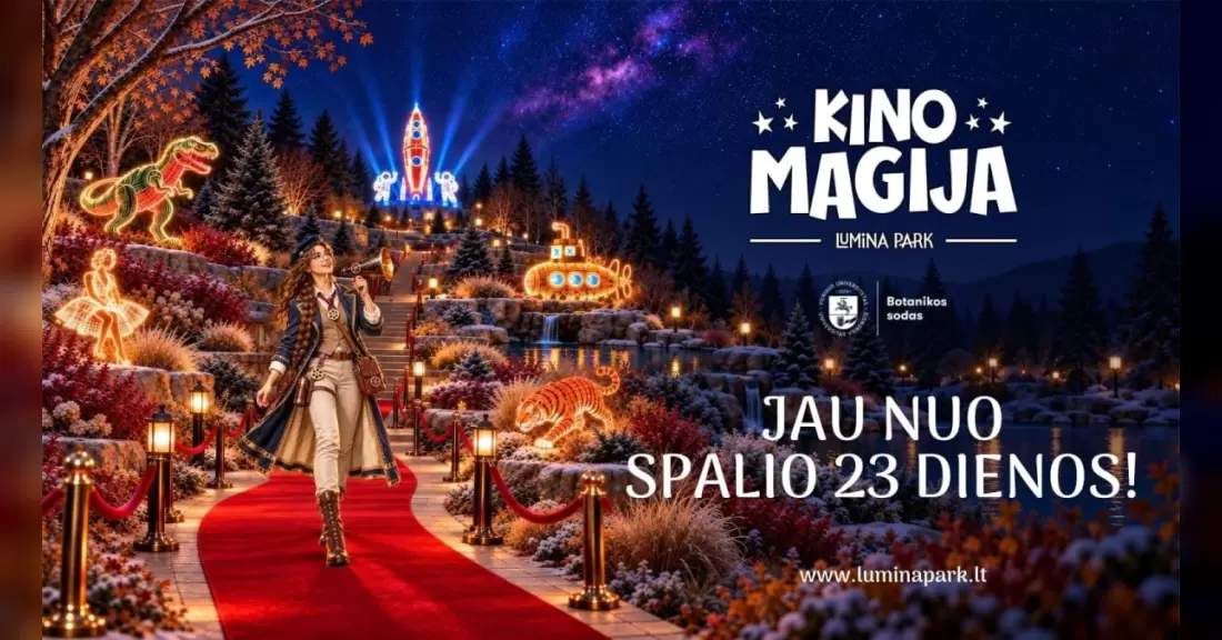 „Lumina“ parkas: Kino magija