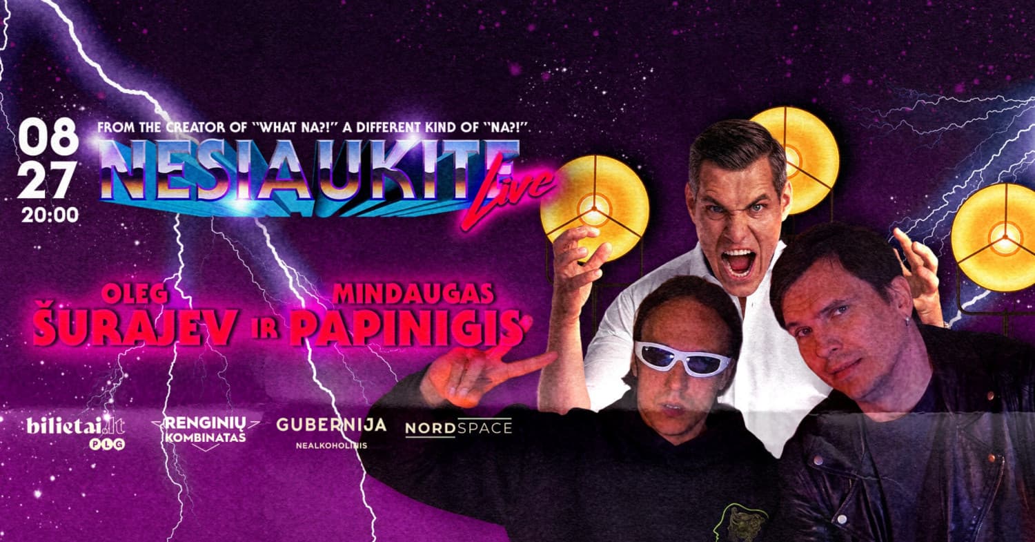 (PERKELTAS) Nesiaukite Live - Oleg Šurajev ir Mindaugas Papinigis | Klaipėda