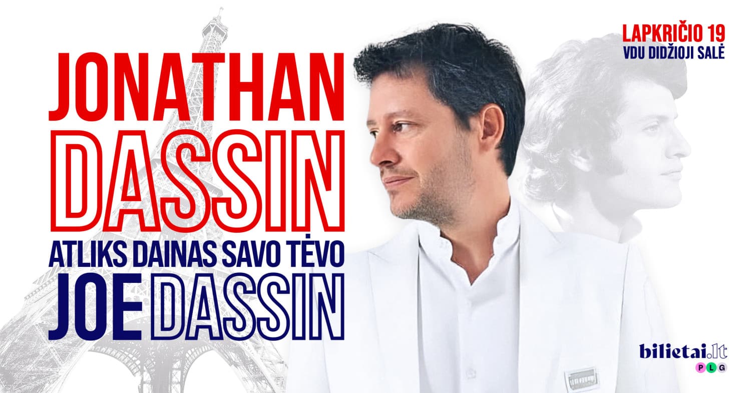JONATHAN DASSIN atliks dainas savo tėvo JOE DASSIN