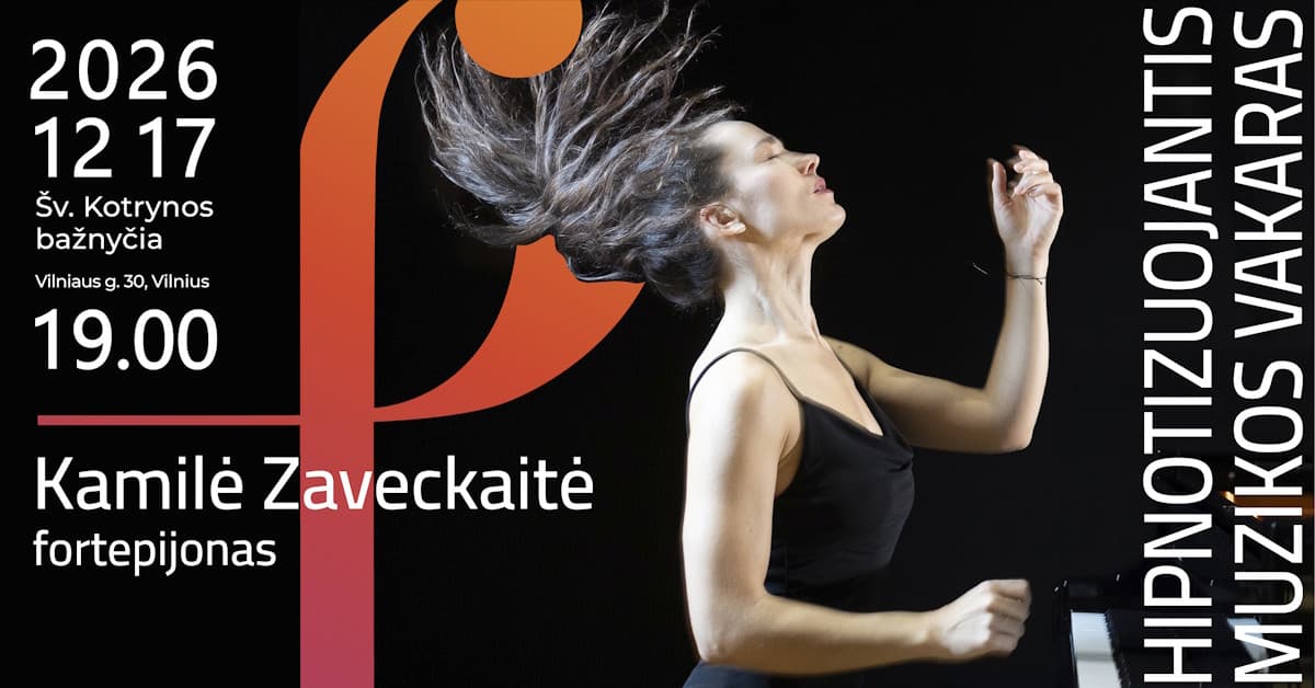 HIPNOTIZUOJANTIS MUZIKOS VAKARAS