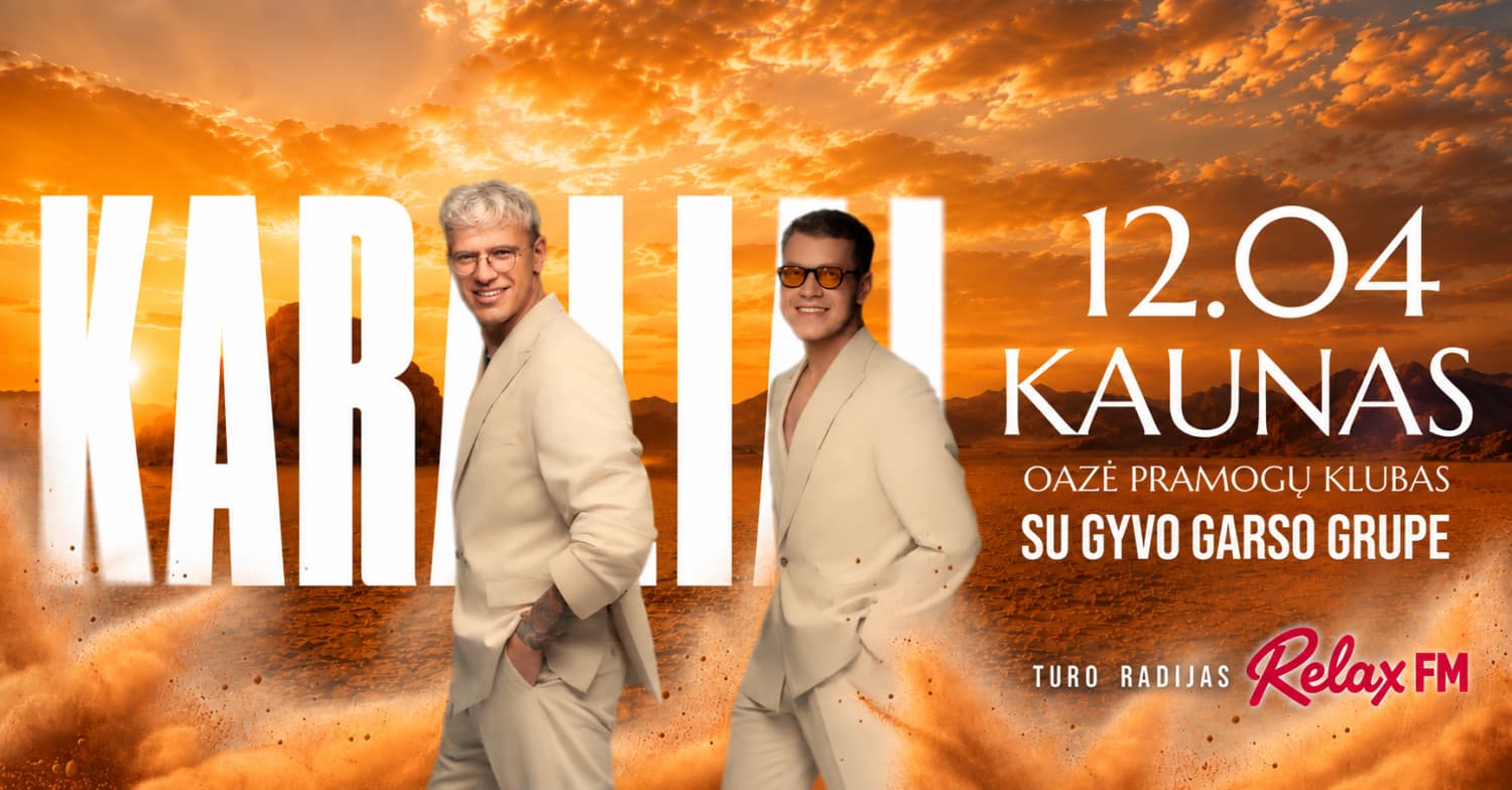 Grupė "Karaliai" koncertinis turas su gyvo garso grupe | Kaunas