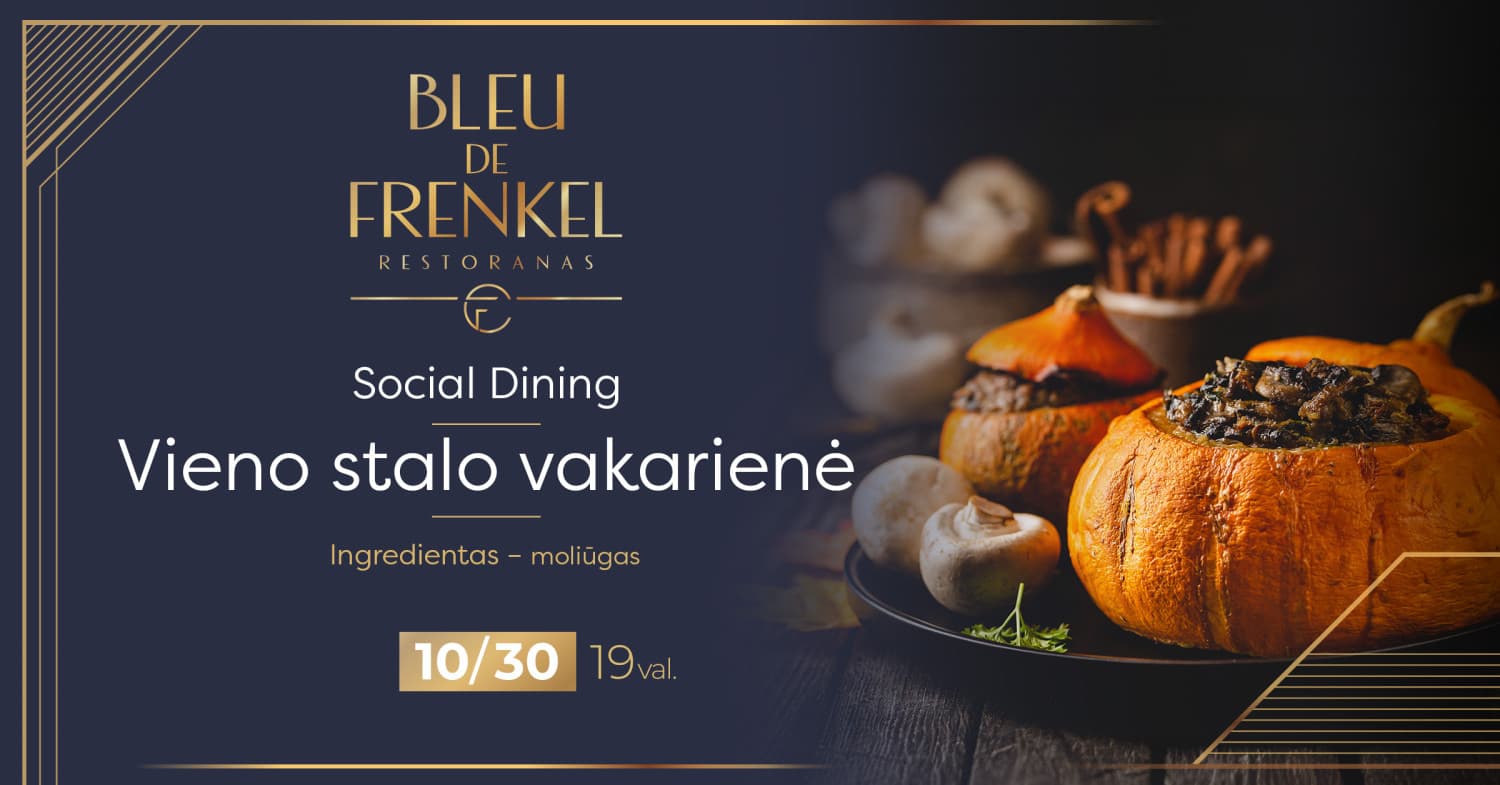 Social dining. Vieno stalo vakarienė | Šiauliai
