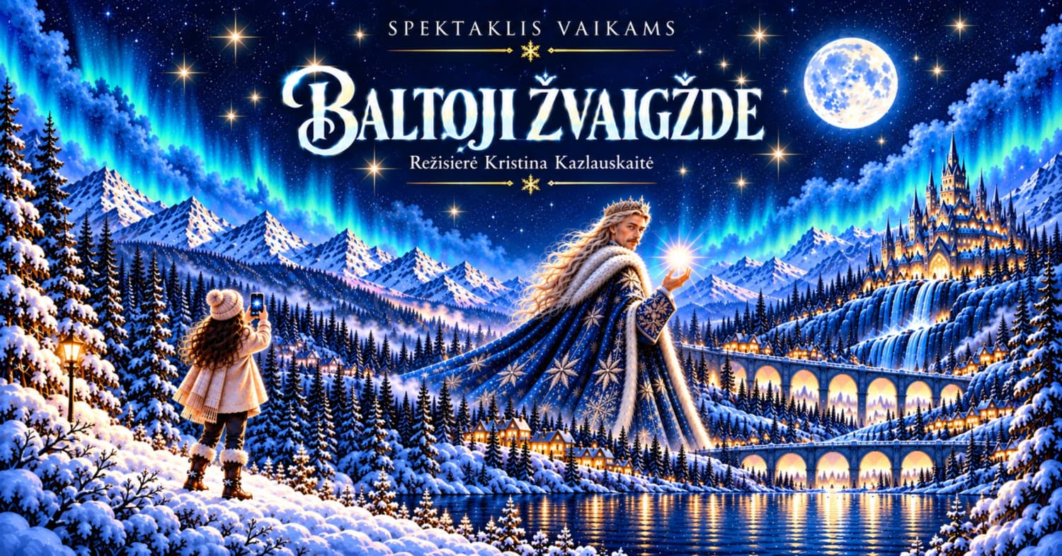 "BALTOJI ŽVAIGŽDĖ" Šventinis spektaklis vaikams ir šeimai