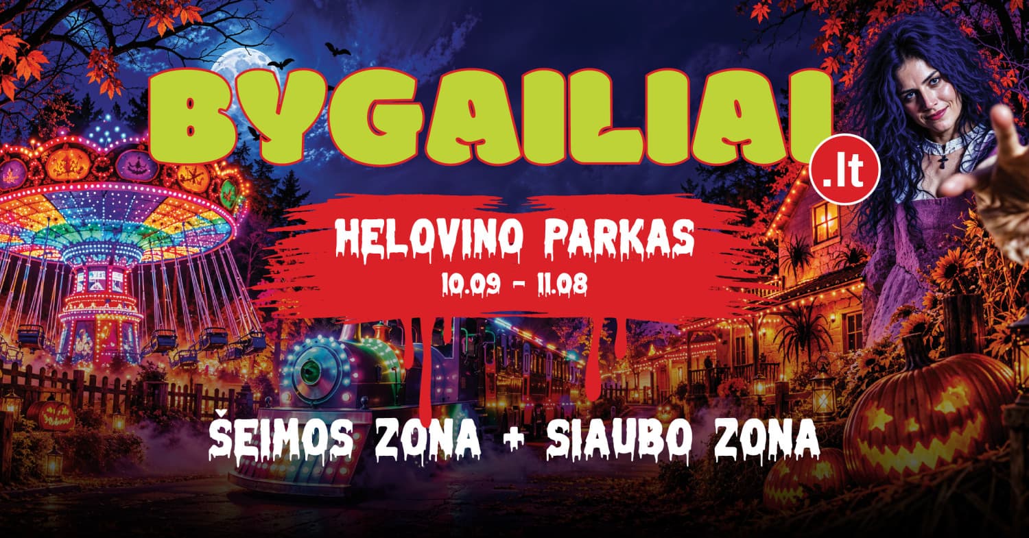 BYGAILIAI. Helovino parkas | Bilietas galioja I - III
