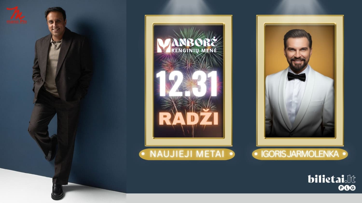 Smagiausi Naujieji metai 2027 | Igoris Jarmolenka ir RADŽI | Kaunas | Renginių menė "MANBORĖ"