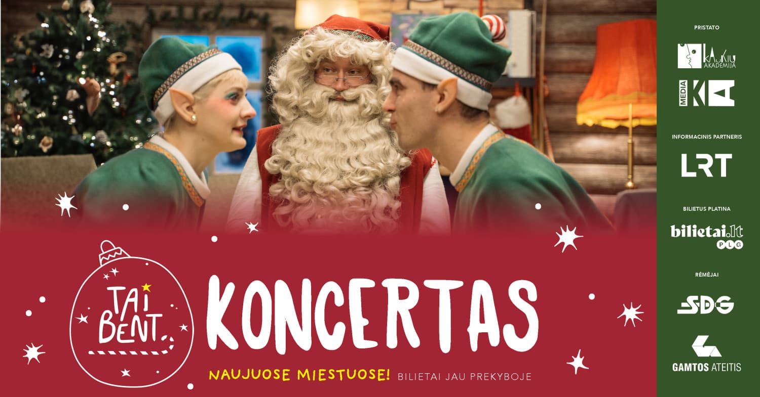 TAI BENT KONCERTAS - spektaklis visai šeimai | Šiauliai