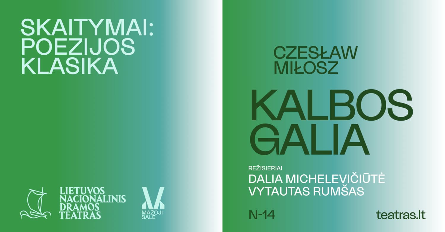 SKAITYMAI: POEZIJOS KLASIKA. Czesławo Miłoszo "Kalbos galia"