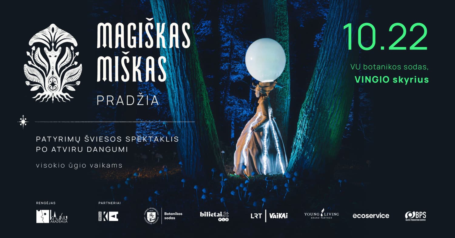 MAGIŠKAS MIŠKAS. PRADŽIA - patyrimų spektaklis visokio ūgio vaikams