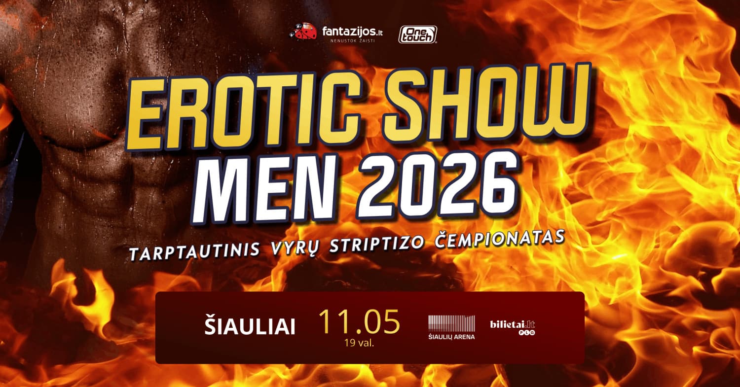 EROTICshowMEN 2026 | ŠIAULIAI