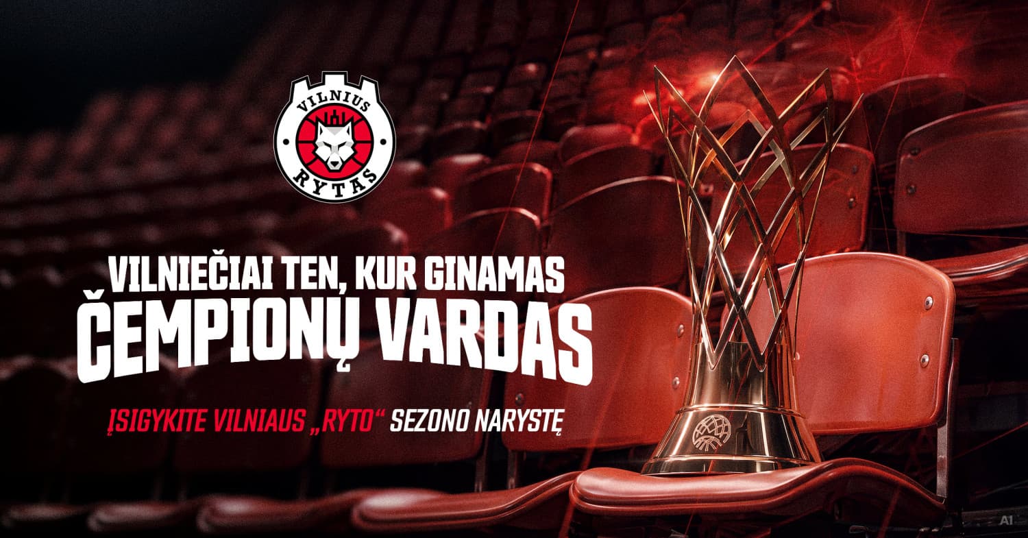 Vilniaus Rytas rungtynių abonementas