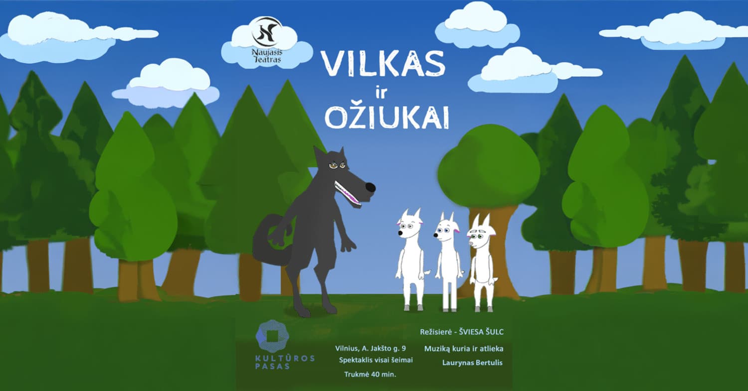 Spektaklis šeimai: Vilkas ir ožiukai