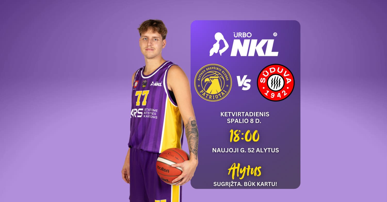 URBO-NKL: Alytaus krepšinio klubas ''Patriotai'' - Marijampolės ''Sūduva-Mantinga''