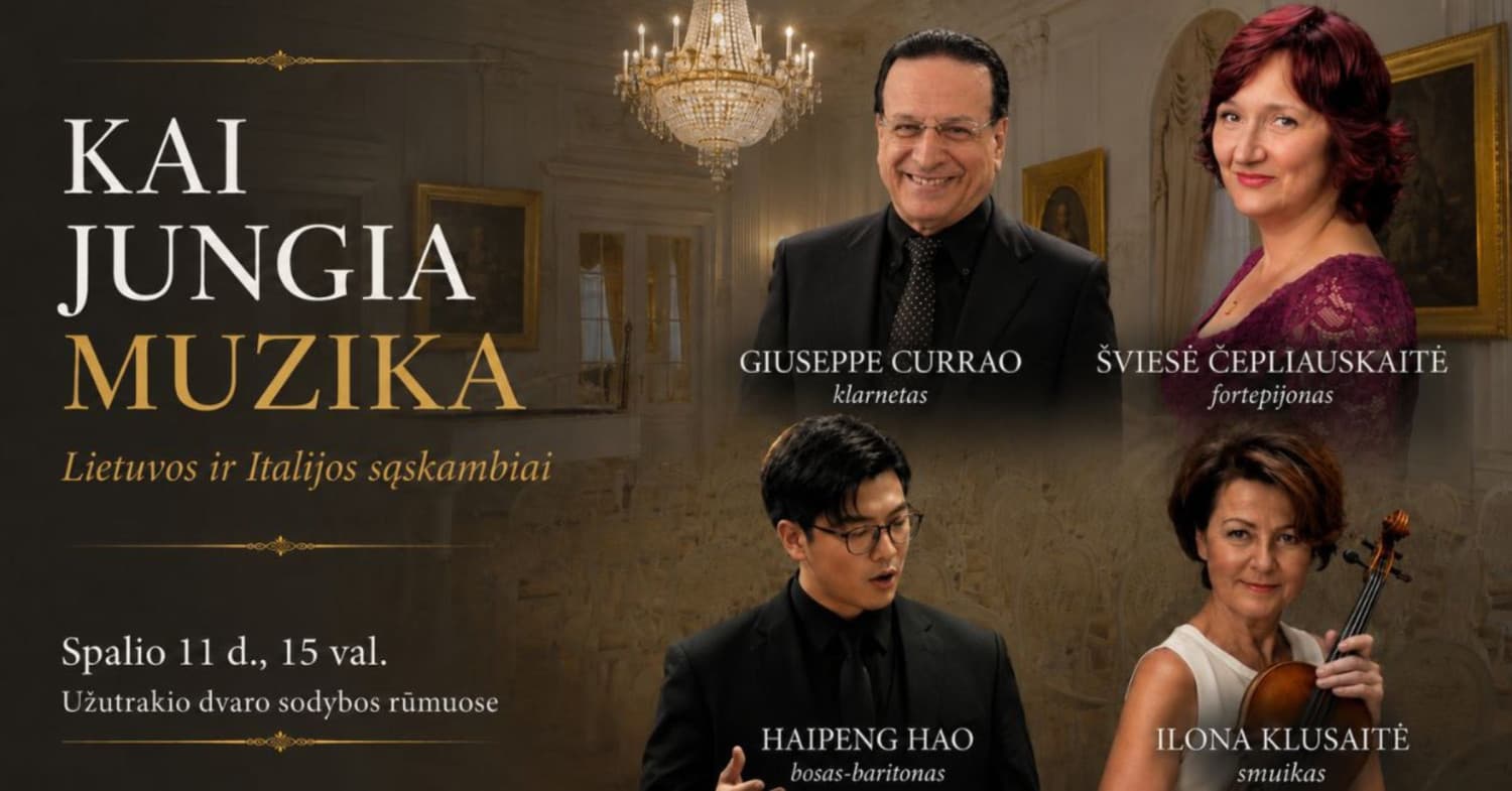 KAI JUNGIA MUZIKA | Lietuvos ir Italijos sąskambiai