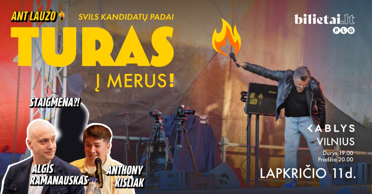 ANT LAUŽO TURAS | VILNIUS | Algis Ramanauskas & Anthony Kisliak + slaptas svečias