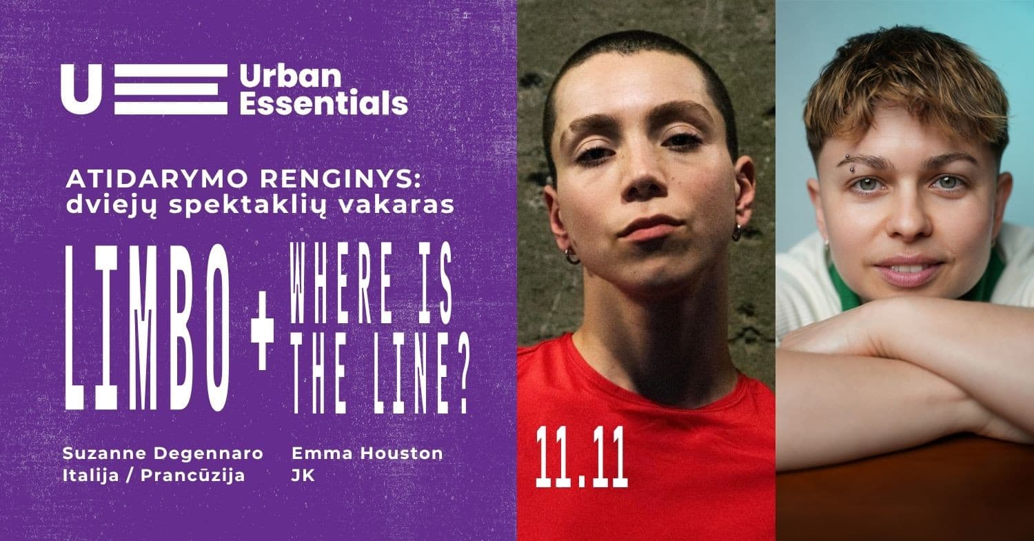 Urban Essentials 2026 | Atidarymas: dviejų spektaklių vakaras LIMBO ir IT AM