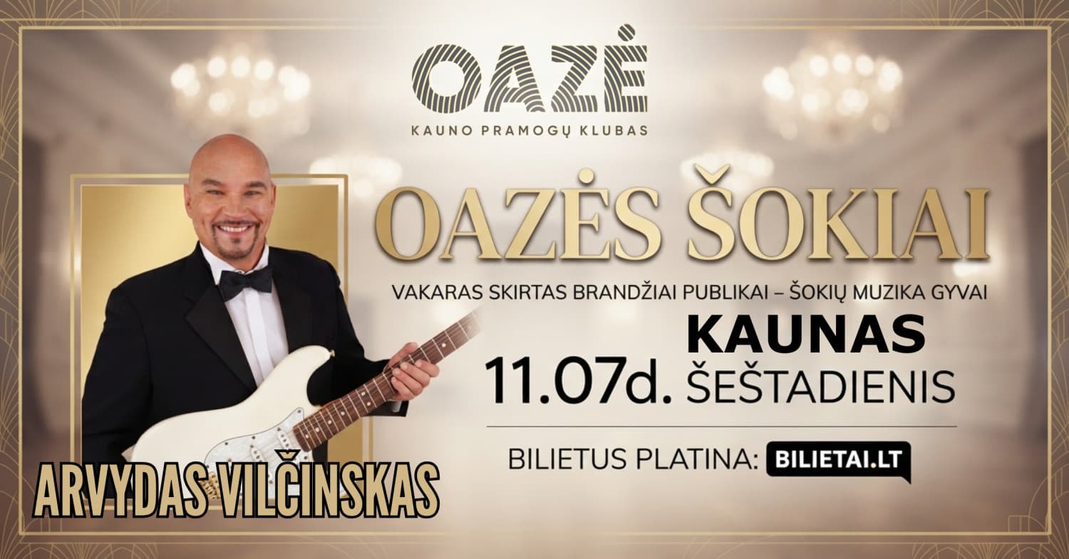 OAZĖS ŠOKIAI su ARVYDU VILČINSKU | Kauno OAZĖ
