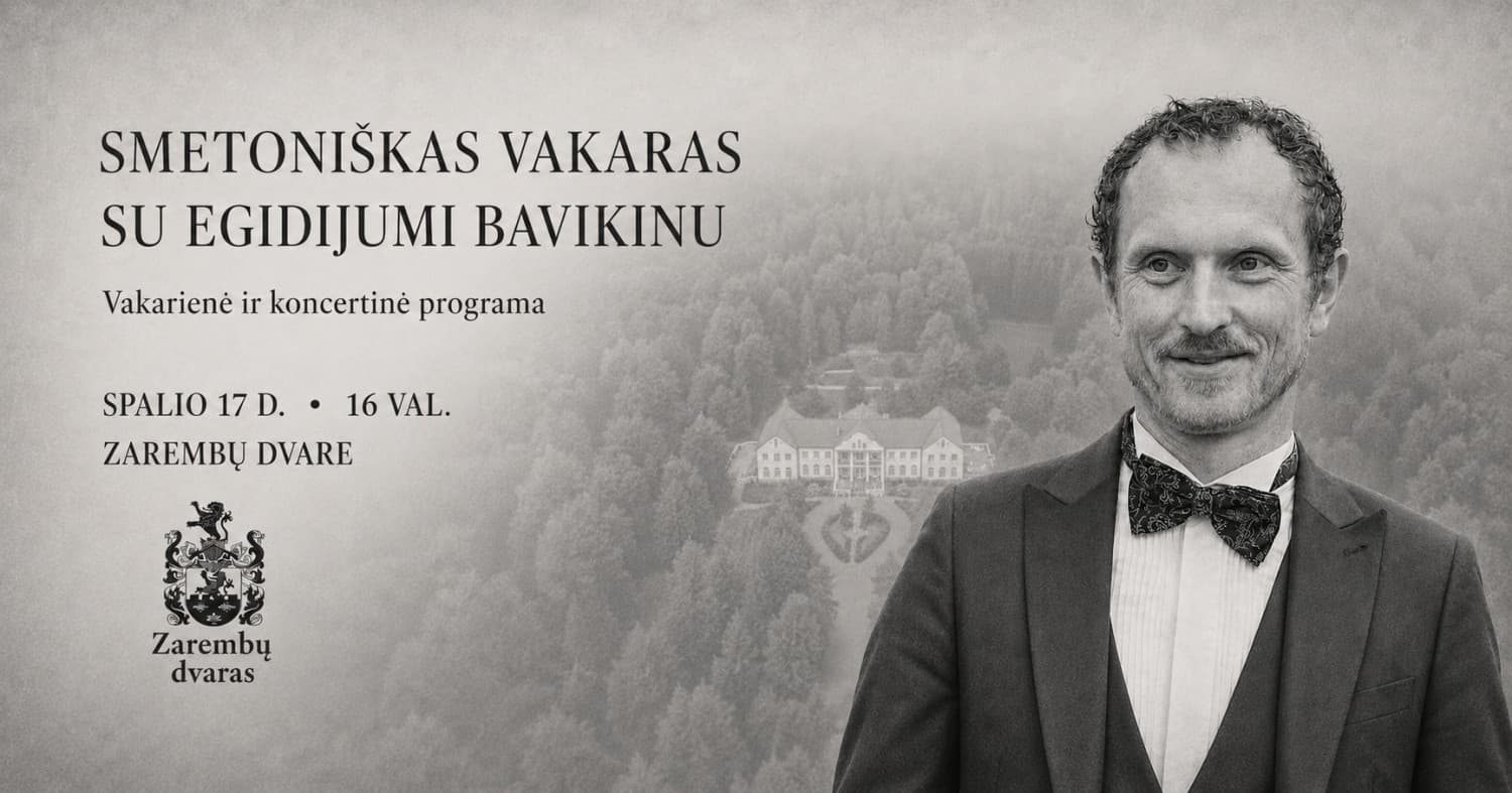 Smetoniškas vakaras su Egidijumi Bavikinu
