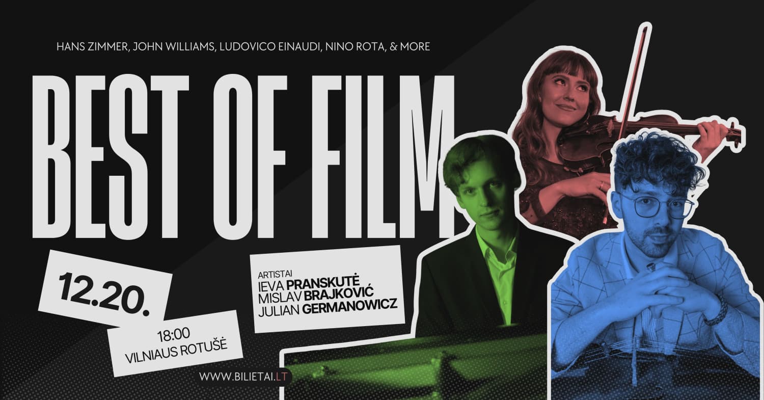 Kino muzika gyvai Vilniaus rotušėje