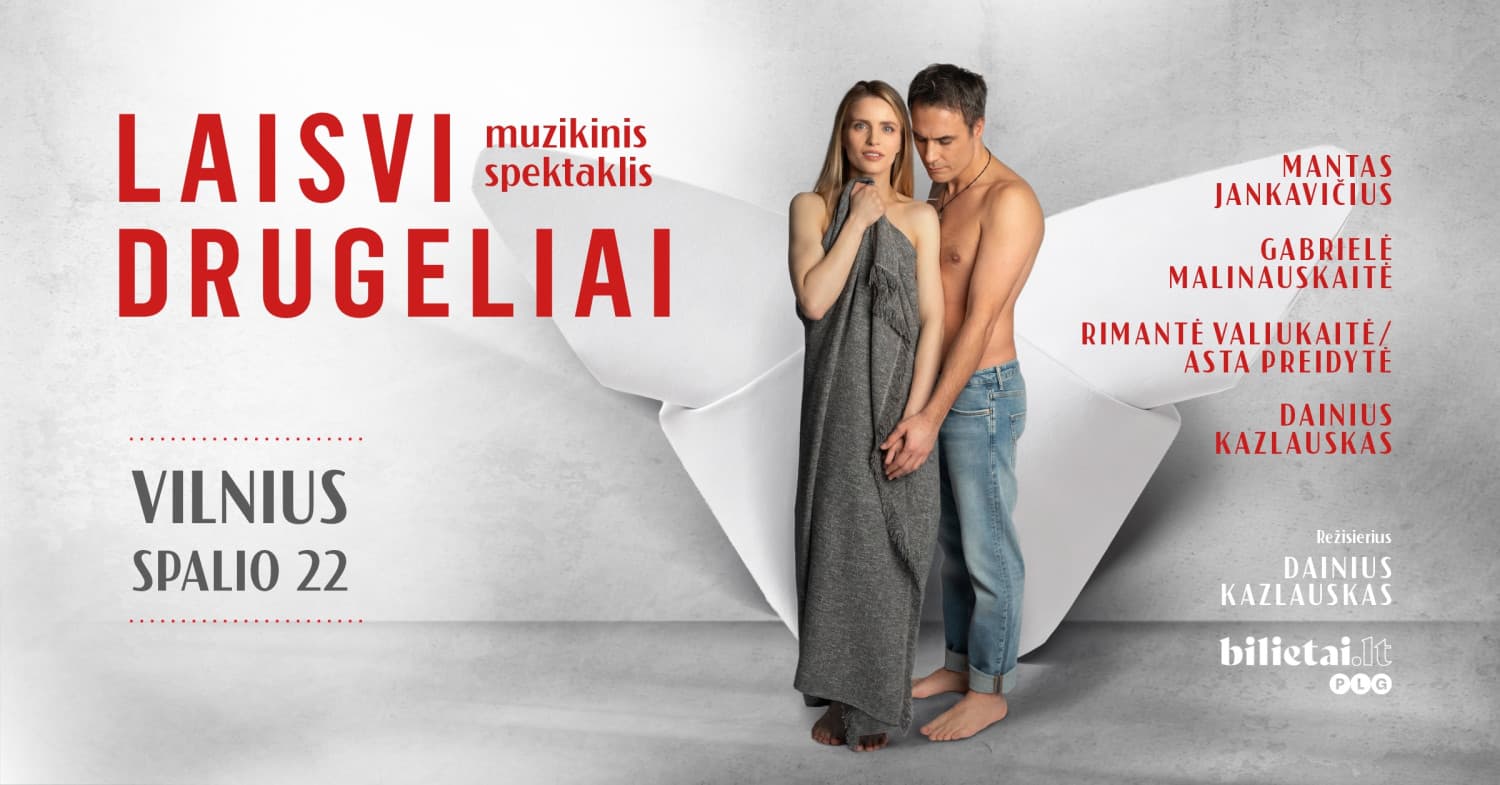 Muzikinis spektaklis "Laisvi drugeliai" | Vilnius