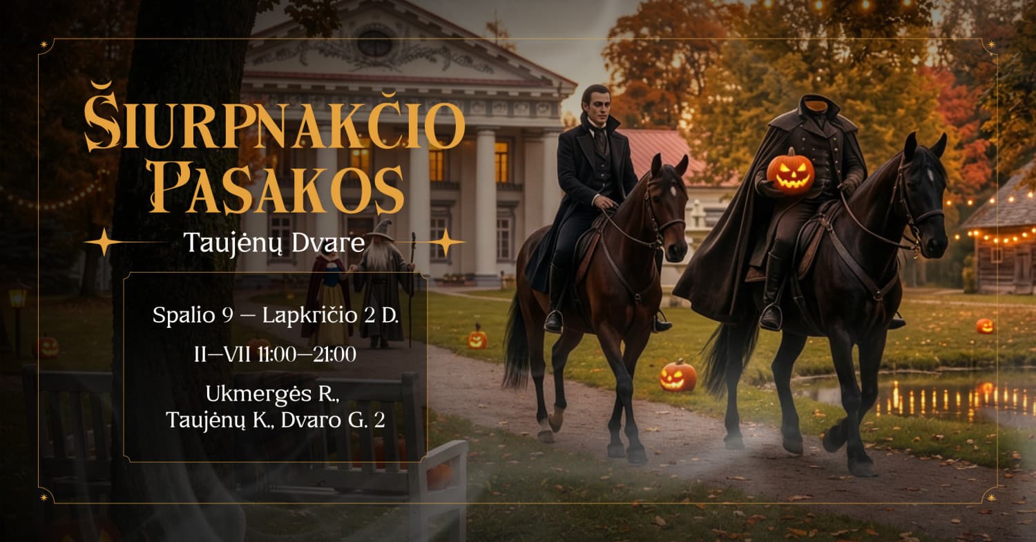 SAVAITGALIO BILIETAS - Helovinas - Šiurpnakčio pasakos