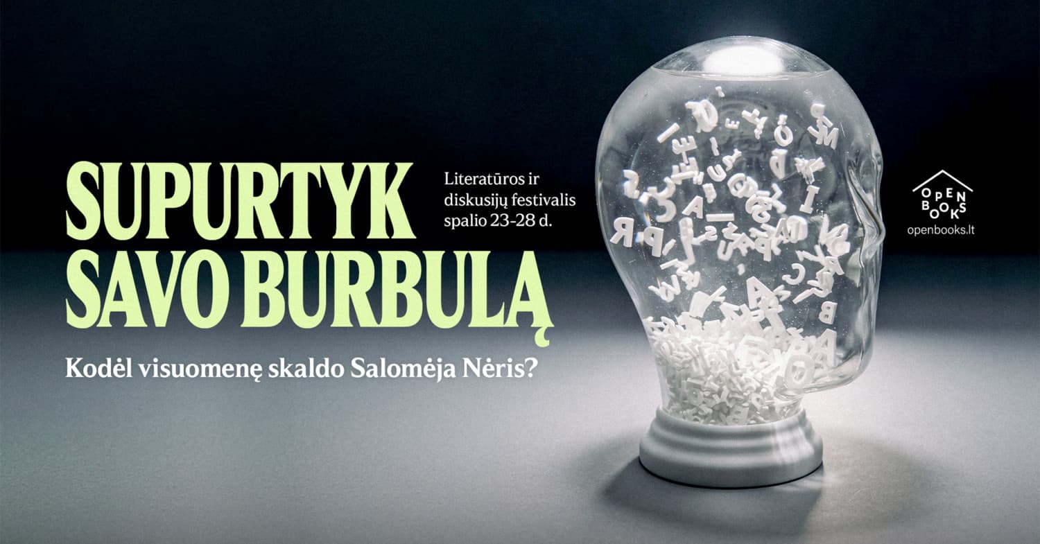 Dviejų dienų festivalio OPEN BOOKS bilietas