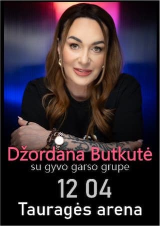 Džordana Butkutė su gyvo garso grupe