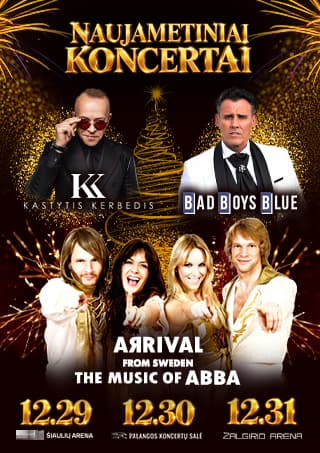 KASTYTIS KERBEDIS | BAD BOYS BLUE | ARRIVAL from Sweden_The Music Of ABBA