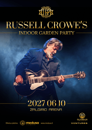 RUSSELL CROWE'S | Indoor garden party