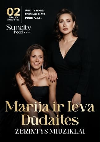 Marija ir Ieva Dūdaitės „Žėrintys miuziklai“ I Renginių alėja