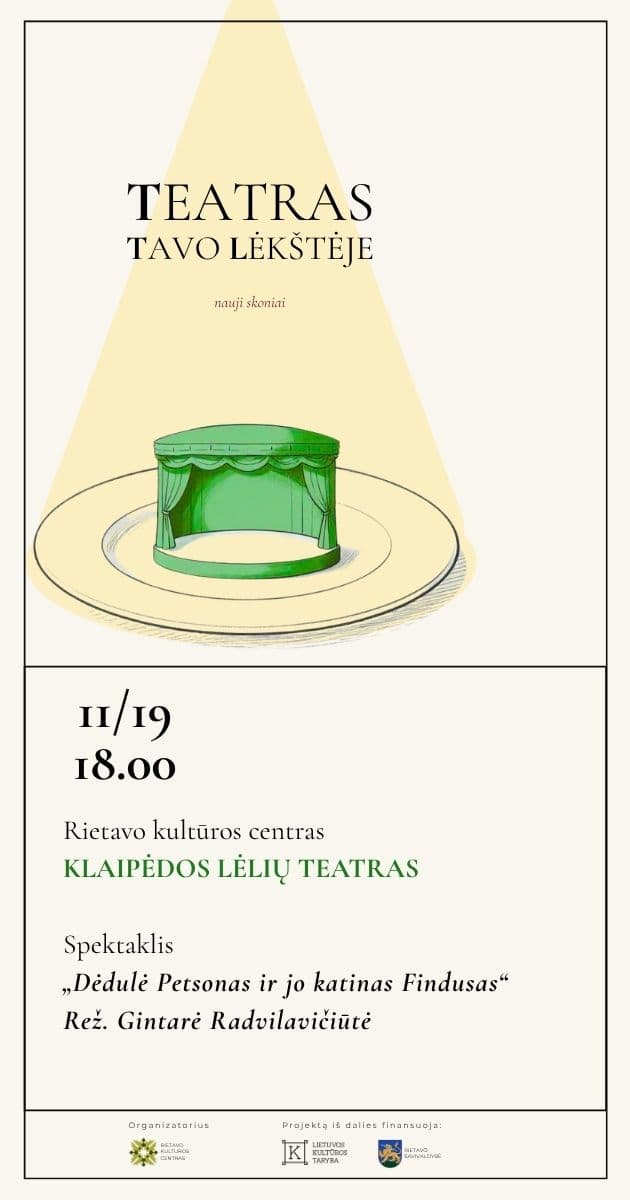 Klaipėdos lėlių teatro spektaklis „Dėdulė Petsonas ir jo katinas