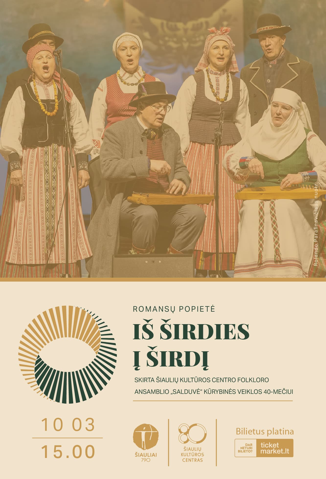 Romansų popietė „Iš širdies į širdį“, skirta Šiaulių kultūros centro