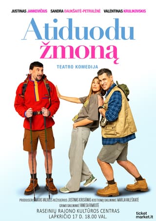 NAUJA DATA. Teatro komedija Atiduodu žmoną
