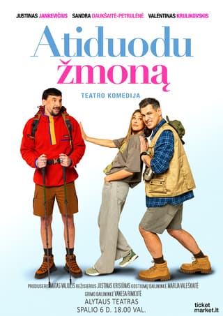 NAUJA DATA. Teatro komedija Atiduodu žmoną
