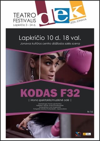 Mono spektaklis KODAS F32