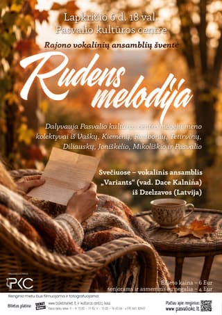 Rajono vokalinių ansamblių šventė Rudens melodija